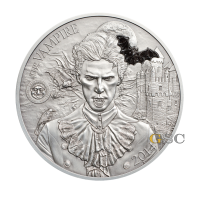 10 долларов серебряная монета - "Вампир" - мифические существа серии - Палау 2014
